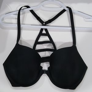 Victoria's Secret Black Front Close Perfectly Lined Bra 34D